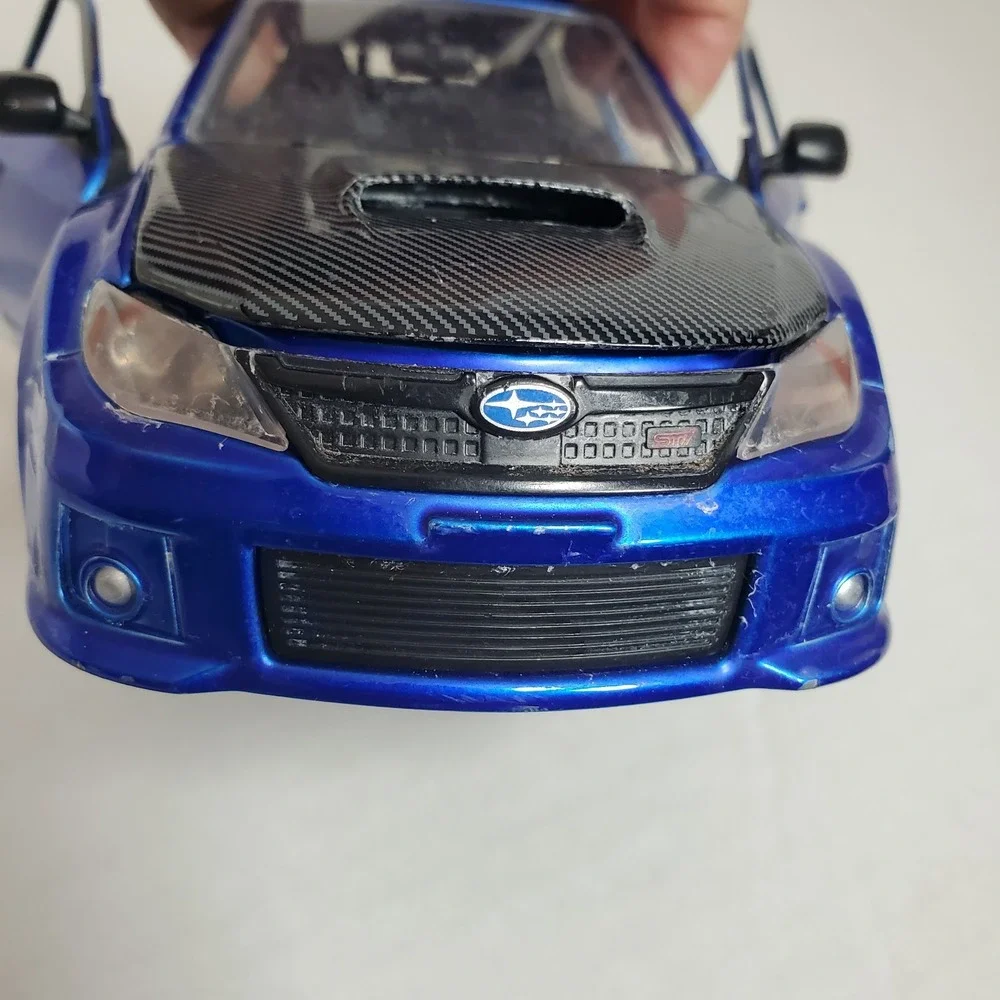 Joda‎ Toys 1:24 Scale 2012 Subaru Impreza WRX STI Blue Silver Die-Cast Model Car